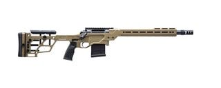 Coyote Tan varmint profile Daniel Defense Delta 5 Pro bolt action rifle.